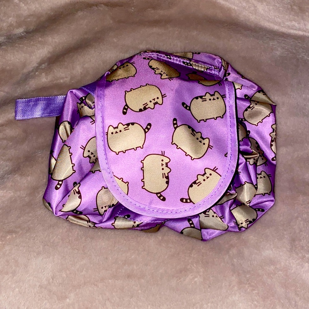 Pusheen Box Exclusive small drawstring purple bag